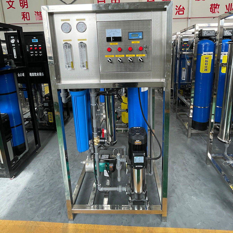 Kommerzieller Umkehrosmose-Wasserfilter mit 500L/h kleinem Wasserreinigungssystem