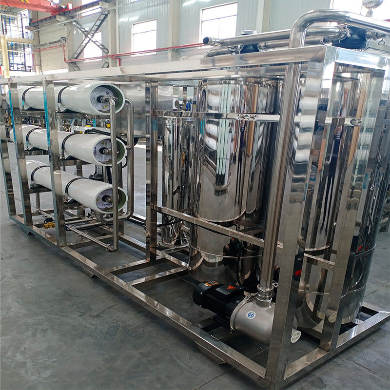 PLC-gesteuerte 3T/h Umkehrosmose-Roh-System für die industrielle Trinkwasserbehandlung