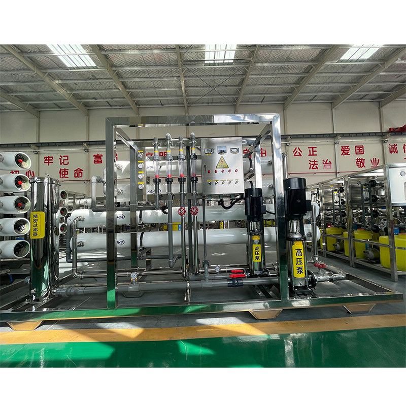 380V/1.5Kw Doppelbehandlung Umkehrosmose-Wasserreinigungsanlage für 10 Tonnen Wasser