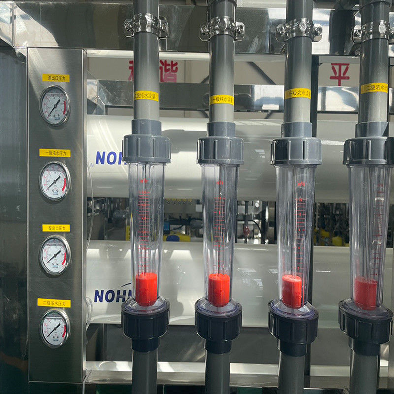 380V/1.5Kw Doppelbehandlung Umkehrosmose-Wasserreinigungsanlage für 10 Tonnen Wasser