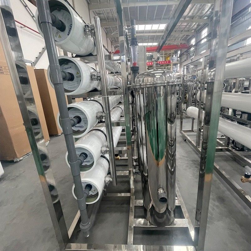 1500*600*1500mm 380V/1.5Kw RO-Wasseranlage für 10000LPH Umkehrosmose-Systemlösung