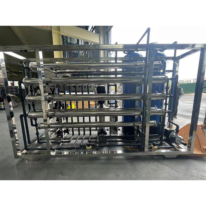 2T/H Industrie-RO-Wasserreinigungsanlage mit 380V/1,5Kw-Pumpen-Kernkomponenten