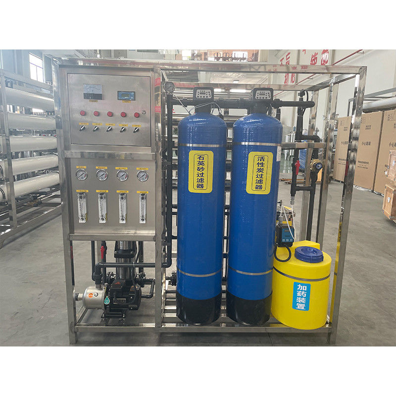 1 Tonne 380V/4Kw Zweistufige 1000LPH RO-Filterwasserreinigungssystem zur Reinigung