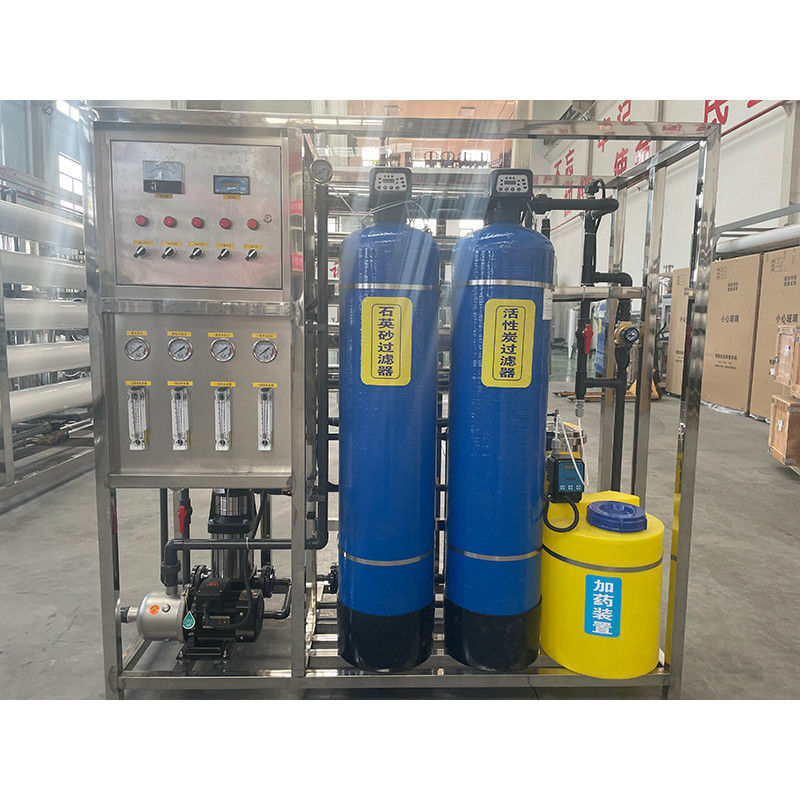 RO-Wasserreiniger für kommerzielle Produktivität von 1000 L/Stunde und Video-Ausgangskontrollen