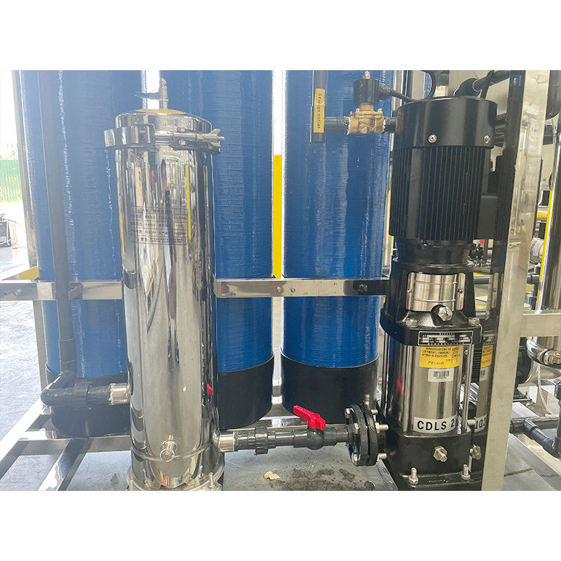 0.2-0.4MPa 500LPH Drei FRP Umkehrosmose-Wasserreinigungssystem für den direkten Trink