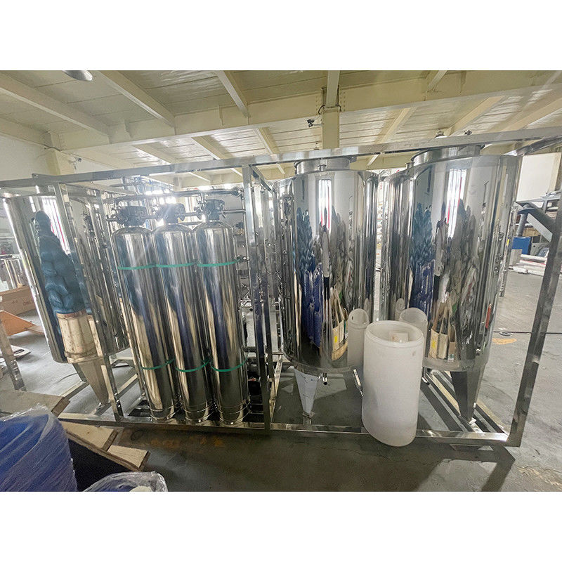 380V/1.5Kw Pumpen Kernkomponenten 1000LRO Umkehrosmose-Wasserbehandlungssystem mit Wasserbehälter