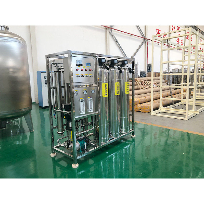 Komplettes Mineralwasserreinigungssystem mit 1 Tonnen automatischer Reinigung und RO-Filter