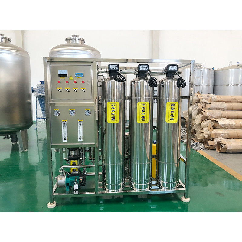 Komplettes Mineralwasserreinigungssystem mit 1 Tonnen automatischer Reinigung und RO-Filter
