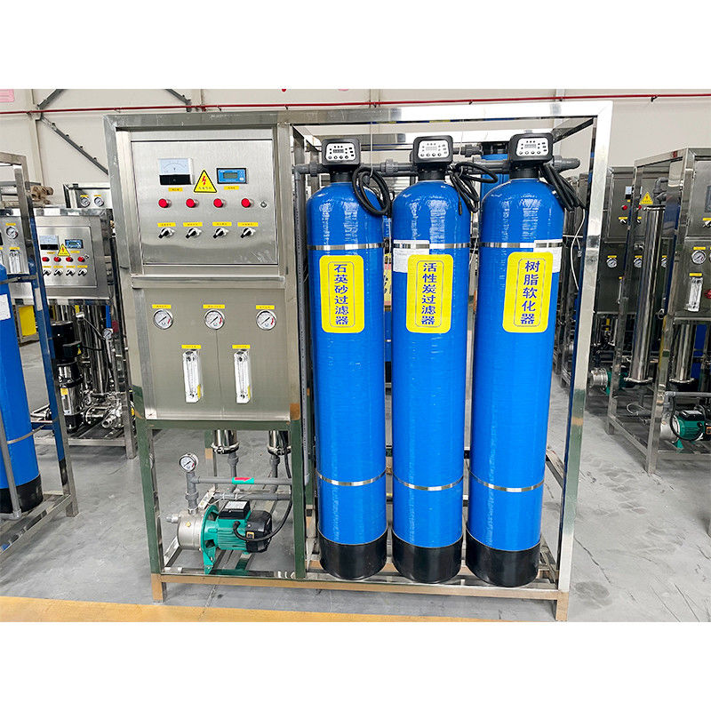 Industriebehandlung RO System Filterreinigungsanlage Maschine 500L Umkehrosmose