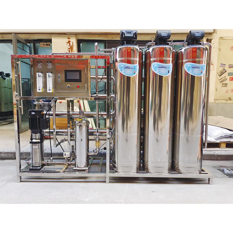 Umgekehrte Osmose RO-Wasserbehandlungssystem für die Produktion von 1000L/h deionisiertem reinem Wasser